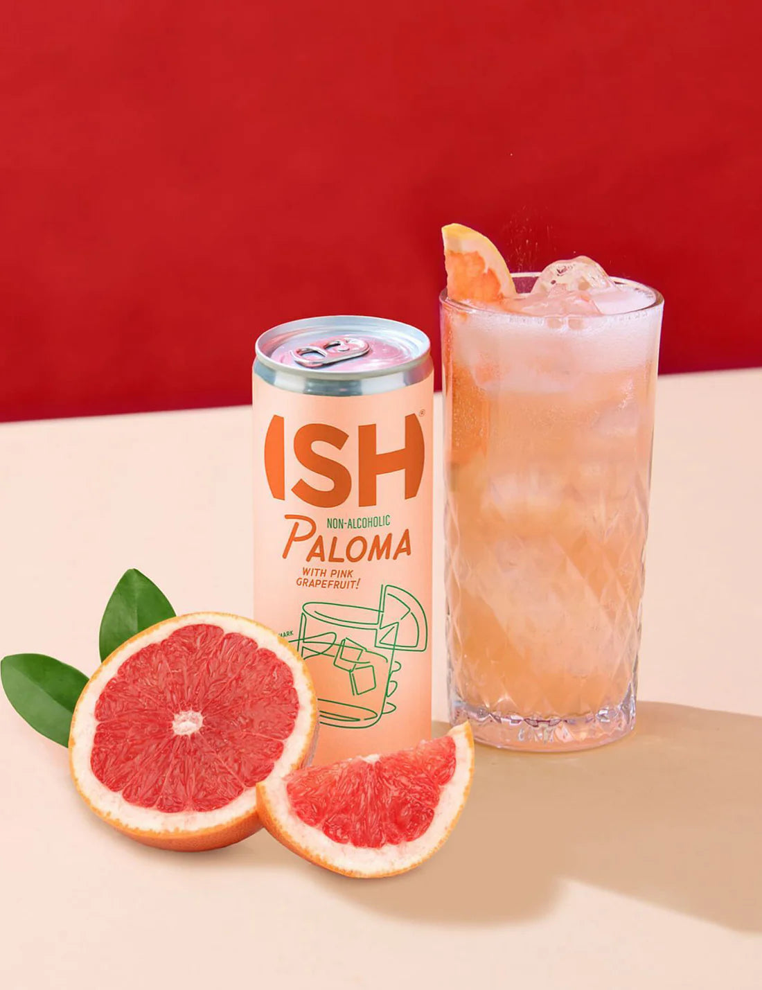 ISH Paloma nealkoholinis greipfrutų kokteilis 250ml