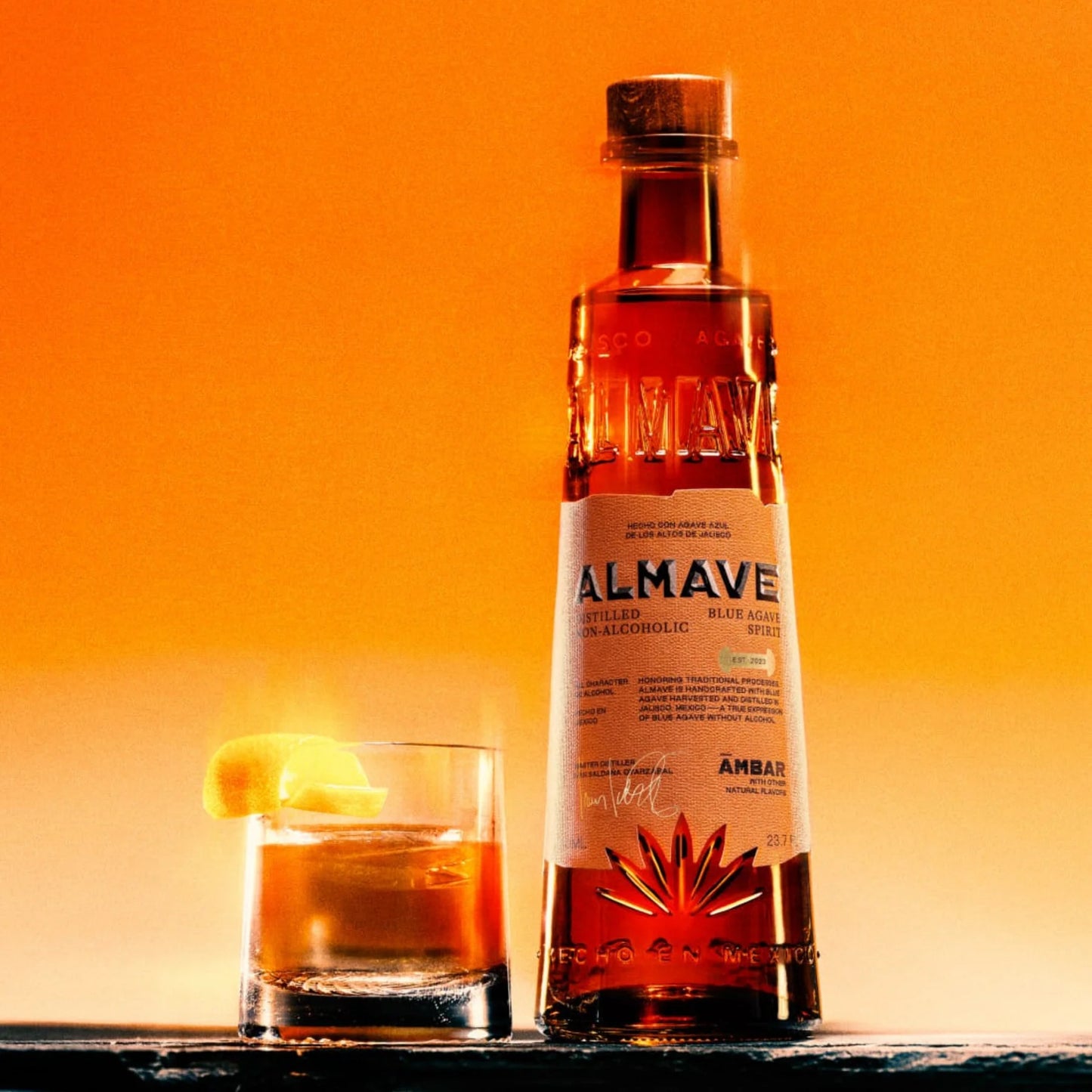 Tequila alternative Almave Reposado 0%