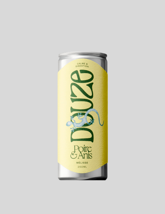 Douze „Poire & Anis“ – kriaušių ir anyžių skonio gėrimas (250 ml skardinė)