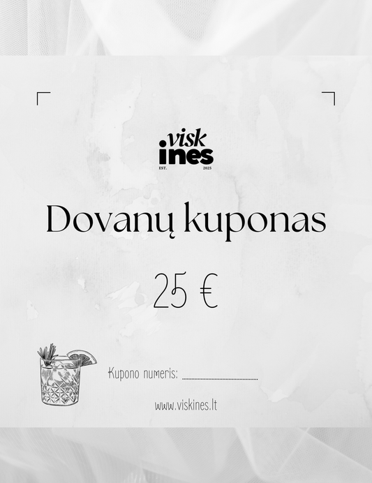 Dovanų kuponas 25 eur